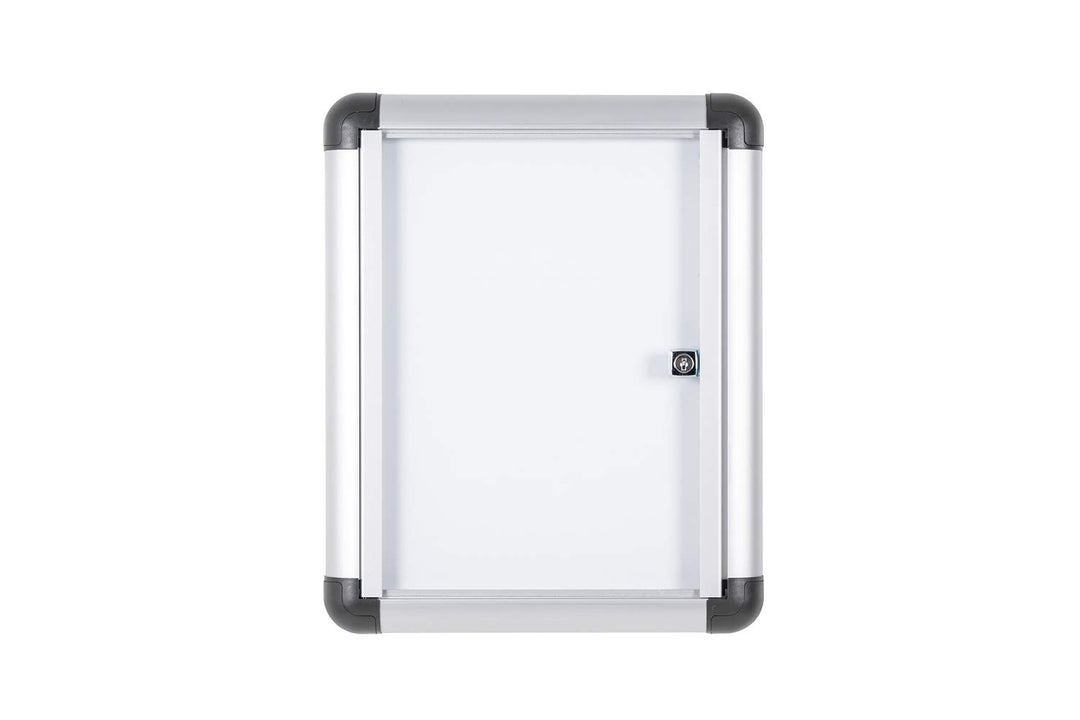 Bi-Office-Vitrine für den Innenbereich mit zusätzlichem, abschliessbarem magnetischem Whiteboard, Gr