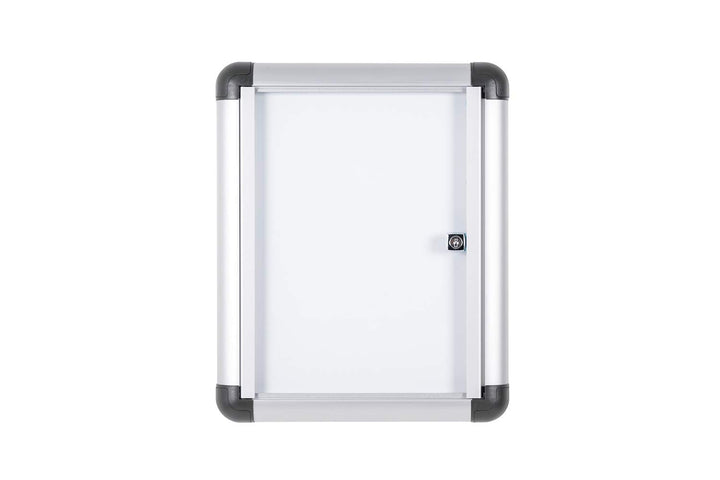 Bi-Office-Vitrine für den Innenbereich mit zusätzlichem, abschliessbarem magnetischem Whiteboard, Gr