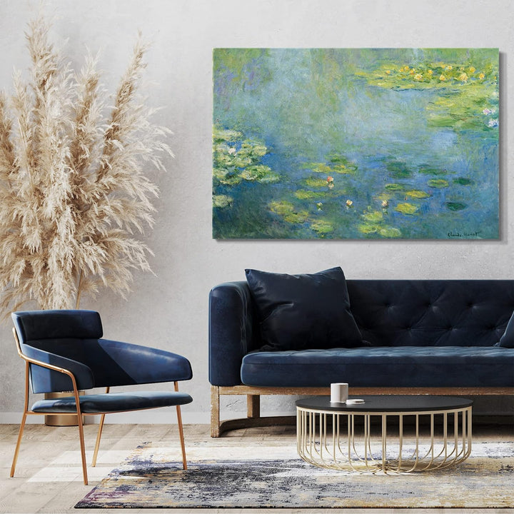 Printed Paintings Leinwand (80x60cm): Claude Monet - Seerosen 80x60 cm, 80x60 cm