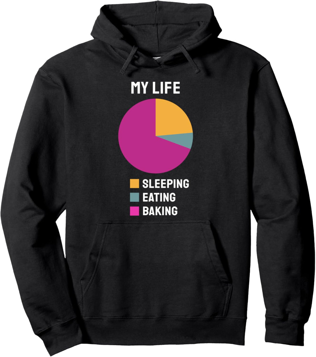 Lustiger Konditor Bäcker Pâtissier Backen I Infografik Pullover Hoodie