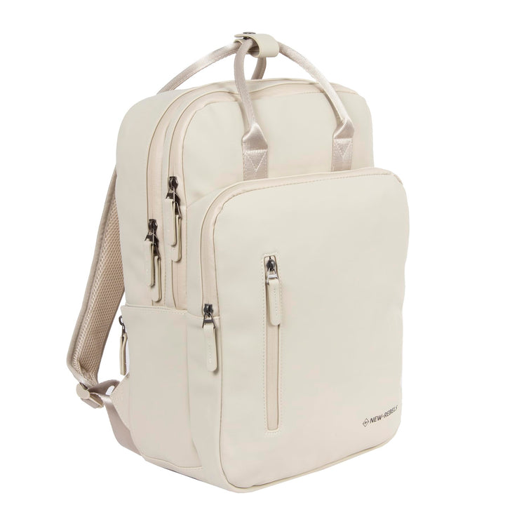 New Rebels Unisex Milwaukee Rucksack (1er Pack) 28x16x43cm Beige, 28x16x43cm Beige