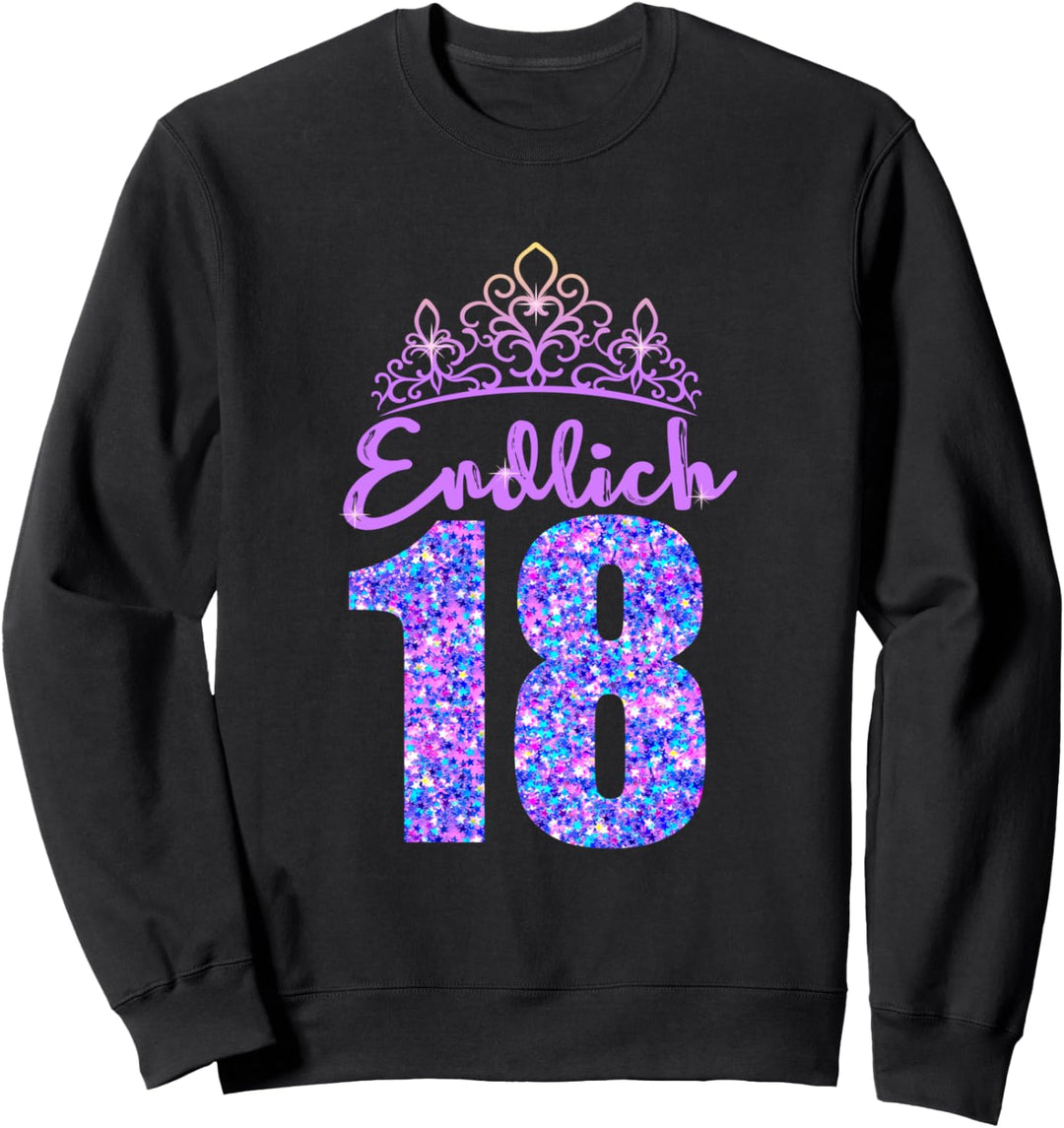18ter Geburtstag Geschenk zum 18. Geburtstag Mädchen Sweatshirt