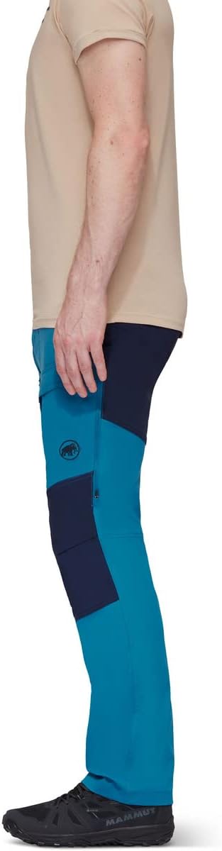 Mammut Herren Zinal Hybrid Hose Wanderhose Trekkinghose, Deep Ice Marine