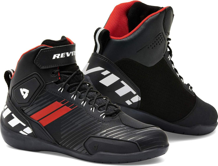 Revit G-Force Motorradschuhe (Black/Red/White,44)