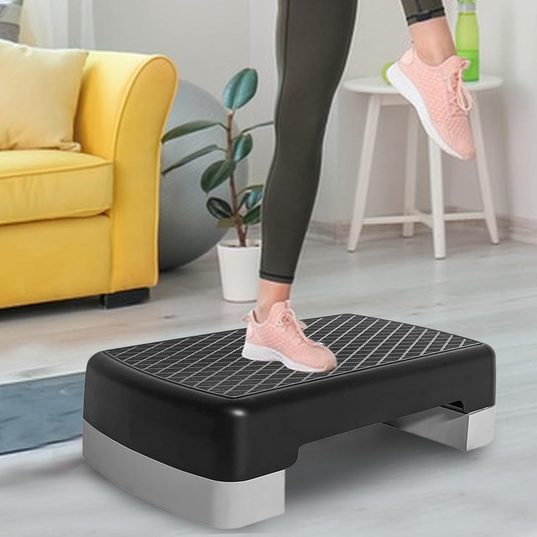 Fitness Stepper Für Zuhause, Aerobic Steppbrett 45 Cm, Grosse Hebeplattform Mit Rutschfestem, Spezie