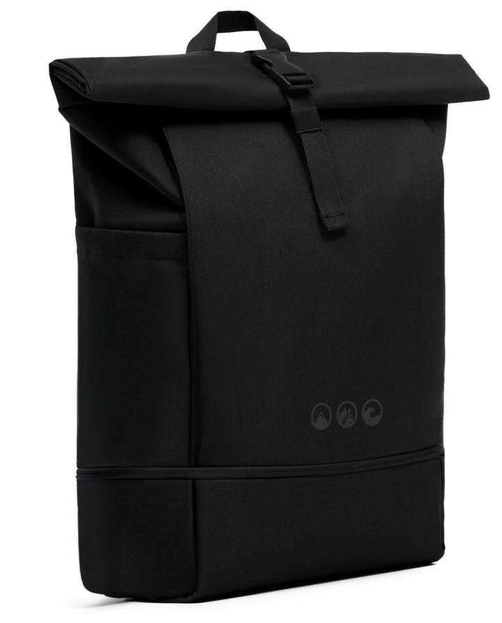SONS OF ALOHA Roll-Top Rucksack Damen & Herren - NALU gross - Rolltop mit Laptopfach 16" und Schuhfa