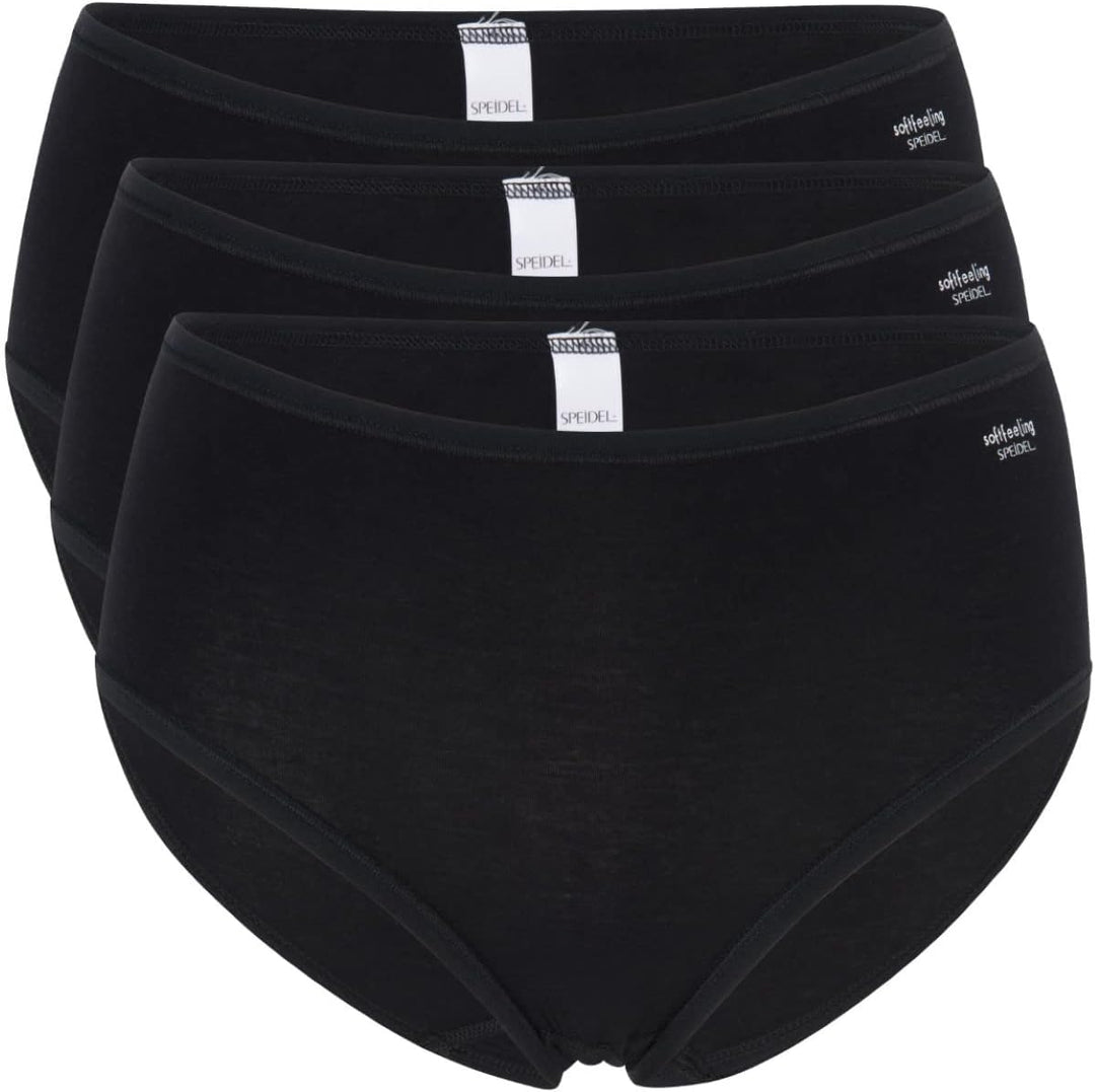 Speidel Maxislip, Soft Feeling 9602 Soft Feeling 3er Packung 38 Schwarz, 38 Schwarz