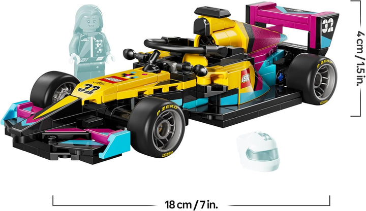 LEGO Speed Champions F1 Academy Rennwagen - Spielzeug Modellauto - Mit Formel 1 Rennfahrerin Minifig