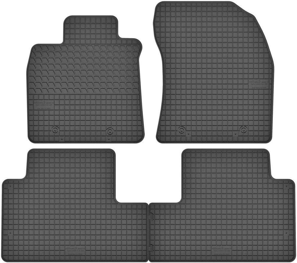Fussmatten Vorne und Hinten 4er Set für Toyota Avensis 3 2009-2018 T27 / Avensis Kombi Gummi Gummima
