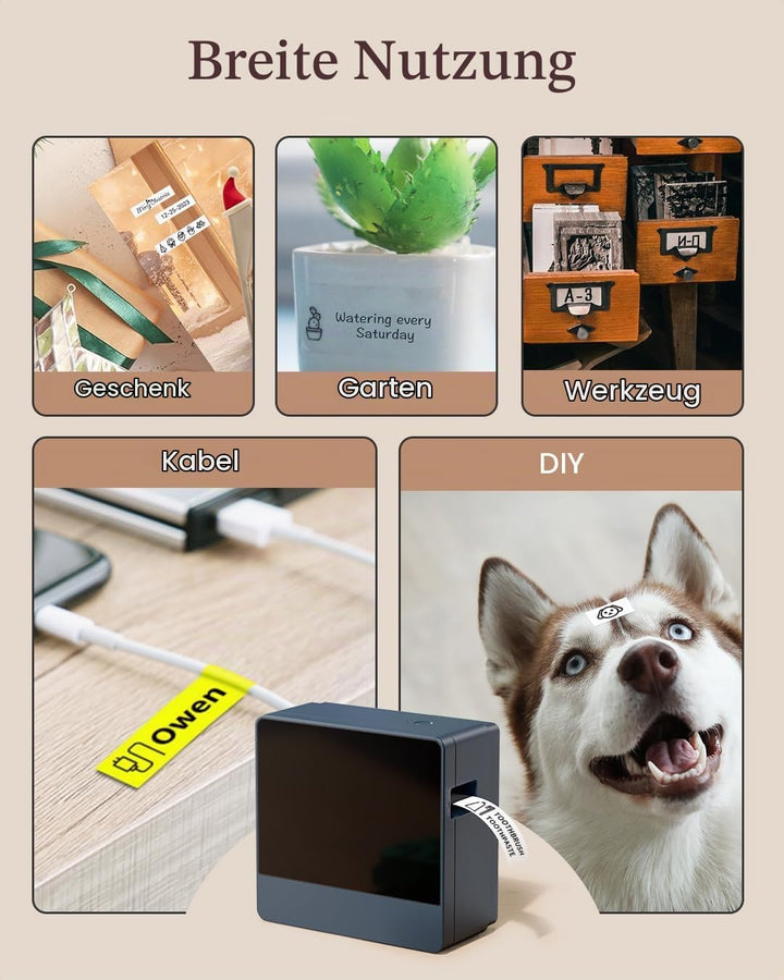 P780BT Beschriftungsgerät ,etikettiermaschine Bluetooth labelwriter kabellose Technologie für Mobilg