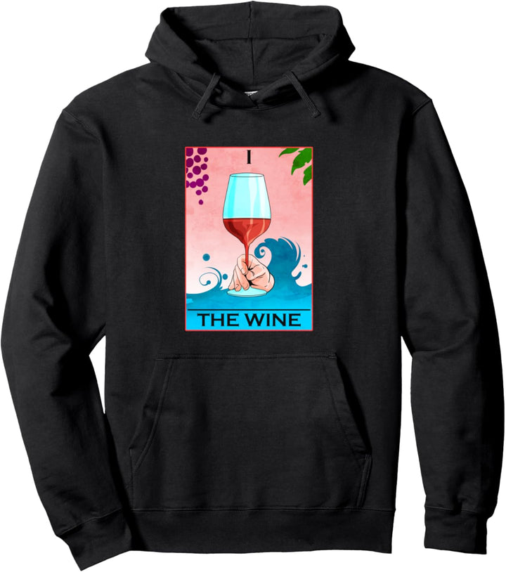 The Wine Lustige Tarot Karte Wein Pullover Hoodie