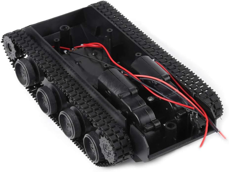 Tank Chassis, Smart Robot Car Tank Chassis Kit, Leichtes stossdämpftes Kunststoff Tankchassis DIY Ki