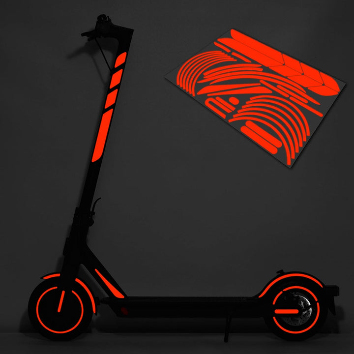 Aufkleber-Set (30-teilig) Sticker-Set auf 35x24cm Bogen geeignet für Xiaomi Mi Scooter 1S Pro 2 E-Sc
