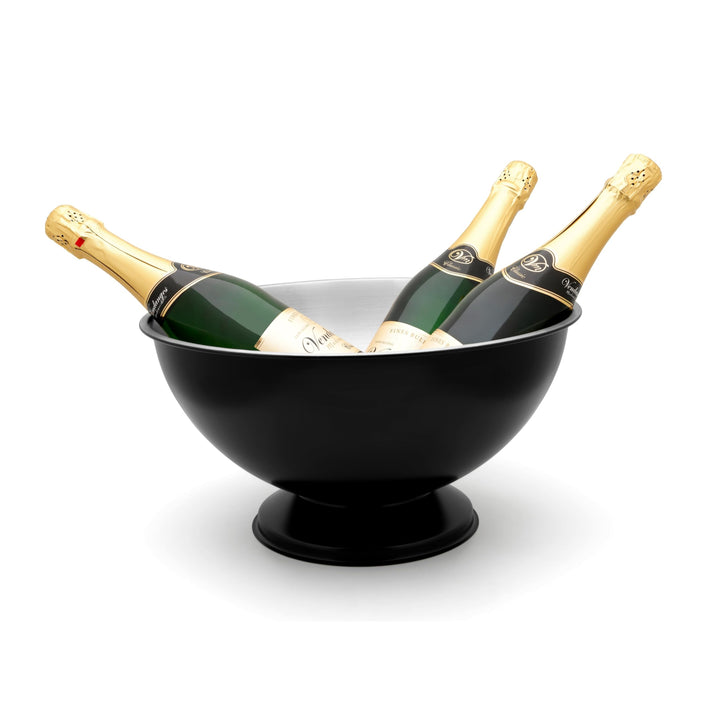 Leopold Vienna - Champagnerschale Classic II Edelstahl schwarz