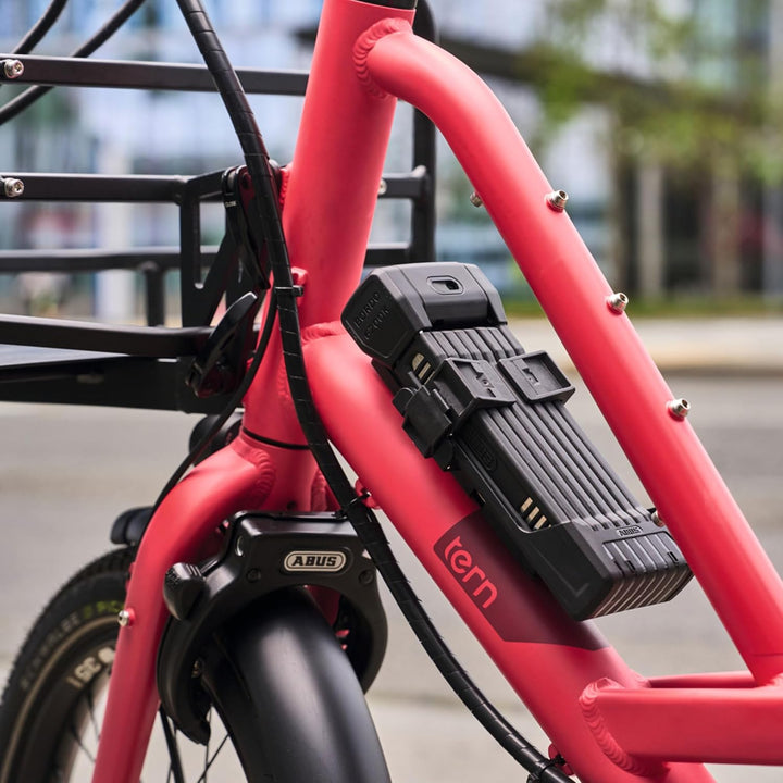 ABUS Faltschloss Bordo 6200K SH - Flexibles Fahrradschloss mit Halterung - Schlosskörper lässt sich
