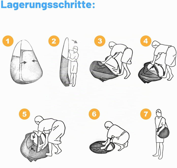 TUKAILAI Camping Toilettenzelt Duschzelt Pop Up Umkleidezelt Privatsphäre Toilette Umkleidekabine La