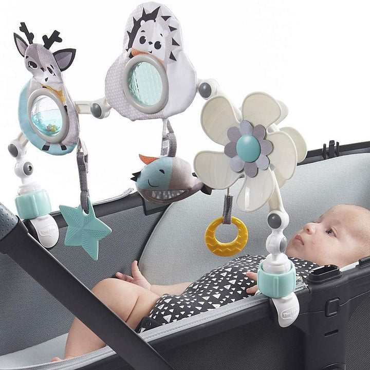 Tiny Love Sunny Stroll Spielbogen mit interaktivem Rasselspielzeug, nutzbar ab 0 M +, mit flexiblen
