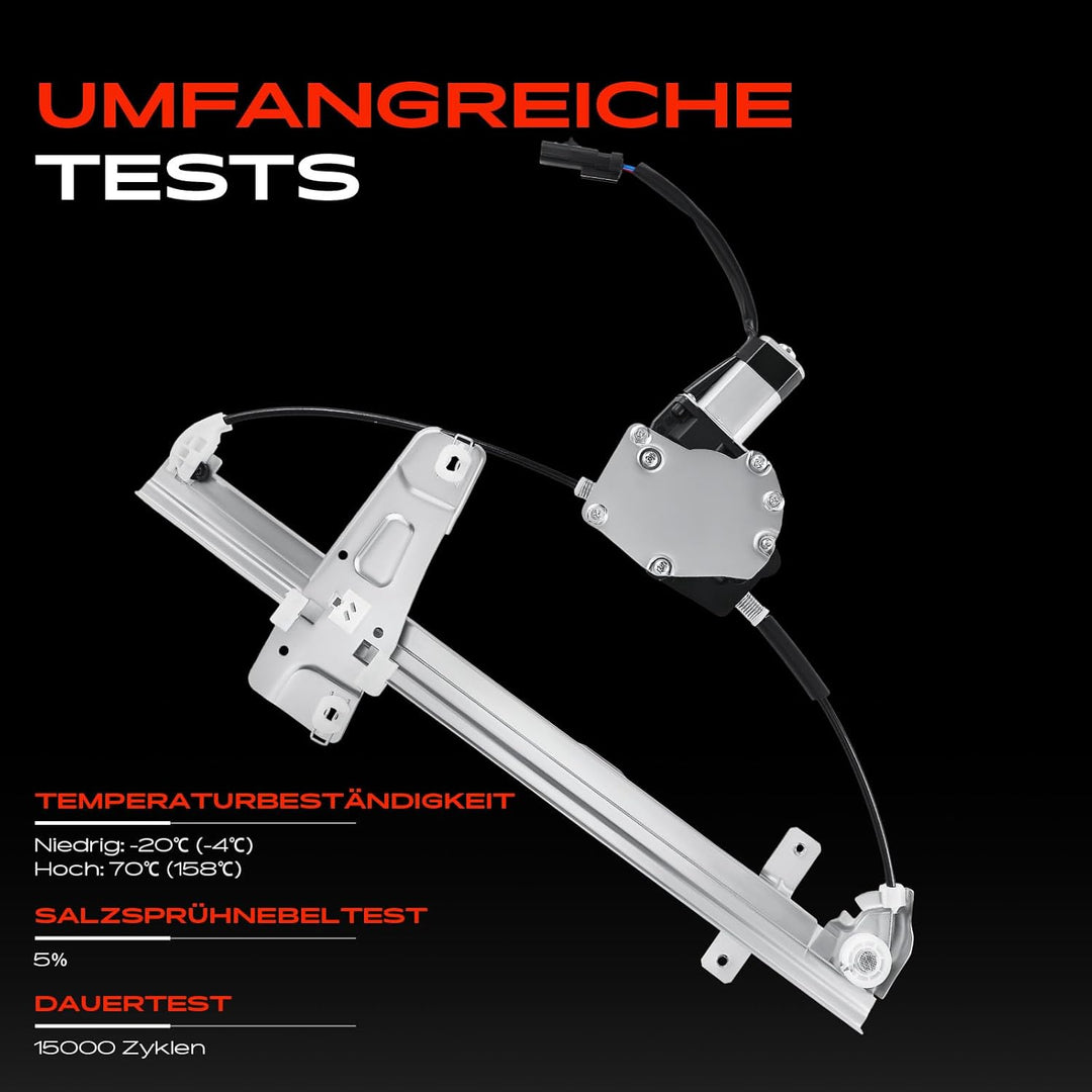 Frankberg Fensterheber Mit Motor Vorne Links Kompatibel mit Grand Cherokee II WJ, WG Alle Motoren SU