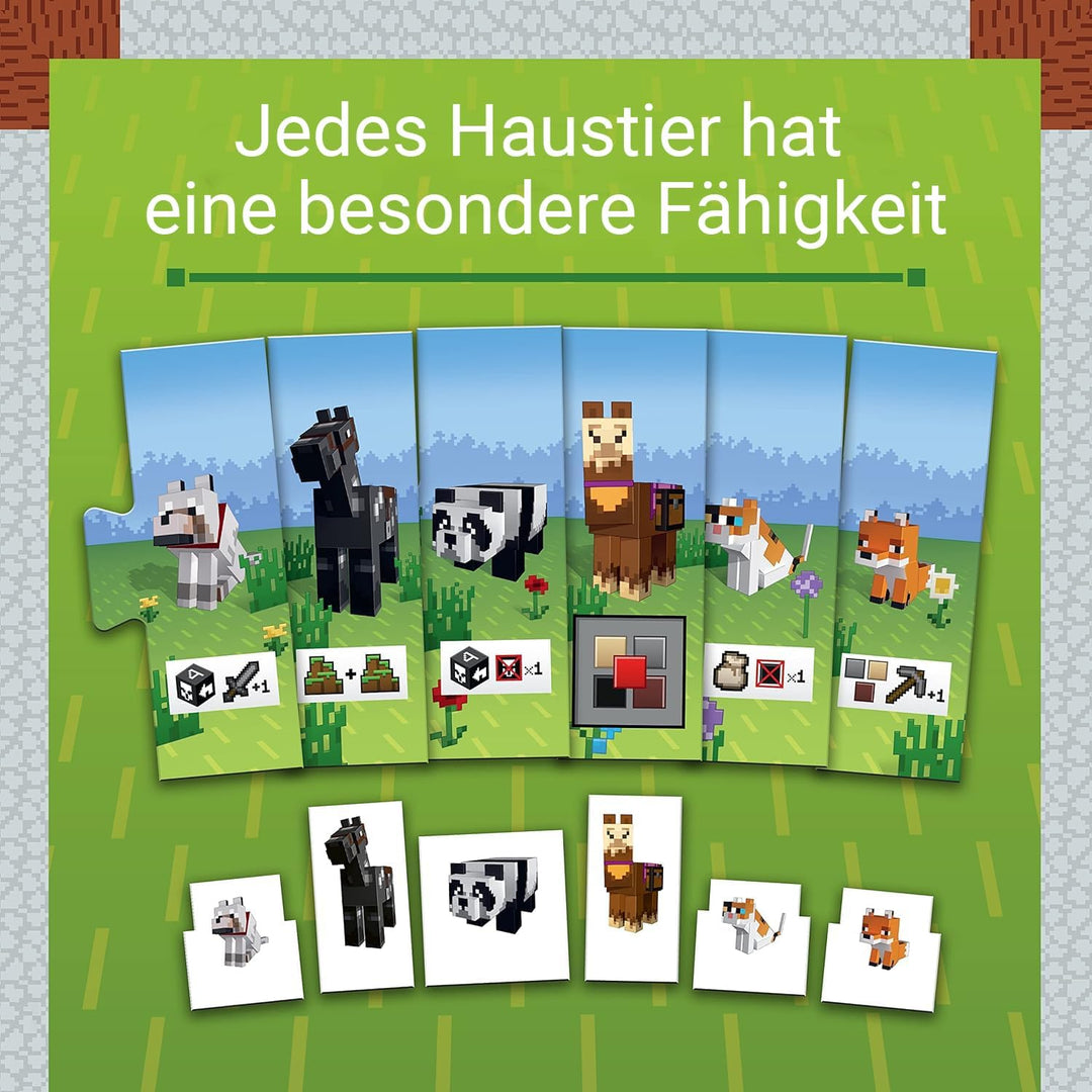 Ravensburger 20914 Minecraft Heroes of The Village - Kooperatives Familienspiel für 2-4 Spieler ab 7