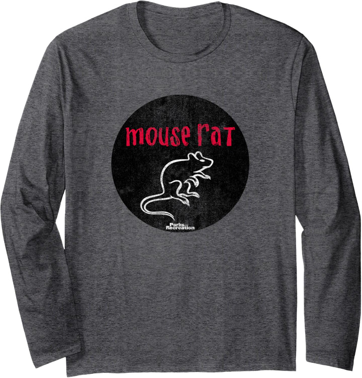 Parks & Recreation Maus Ratte verzweifelt Langarmshirt