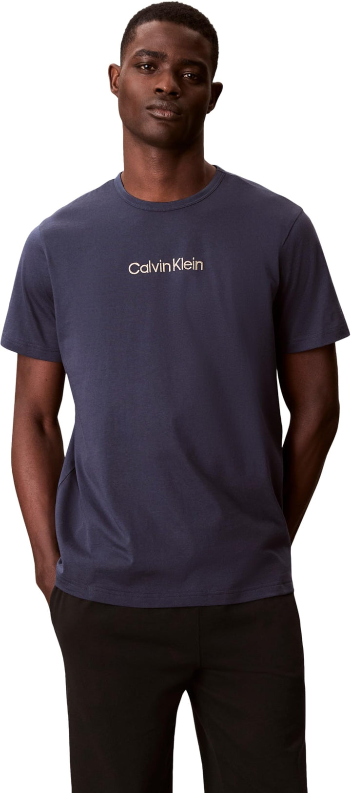 Calvin Klein Herren T-Shirt CK Kurzarm Rundhalsausschnitt mit Print Artikel NM2170E S/S Crew Neck M