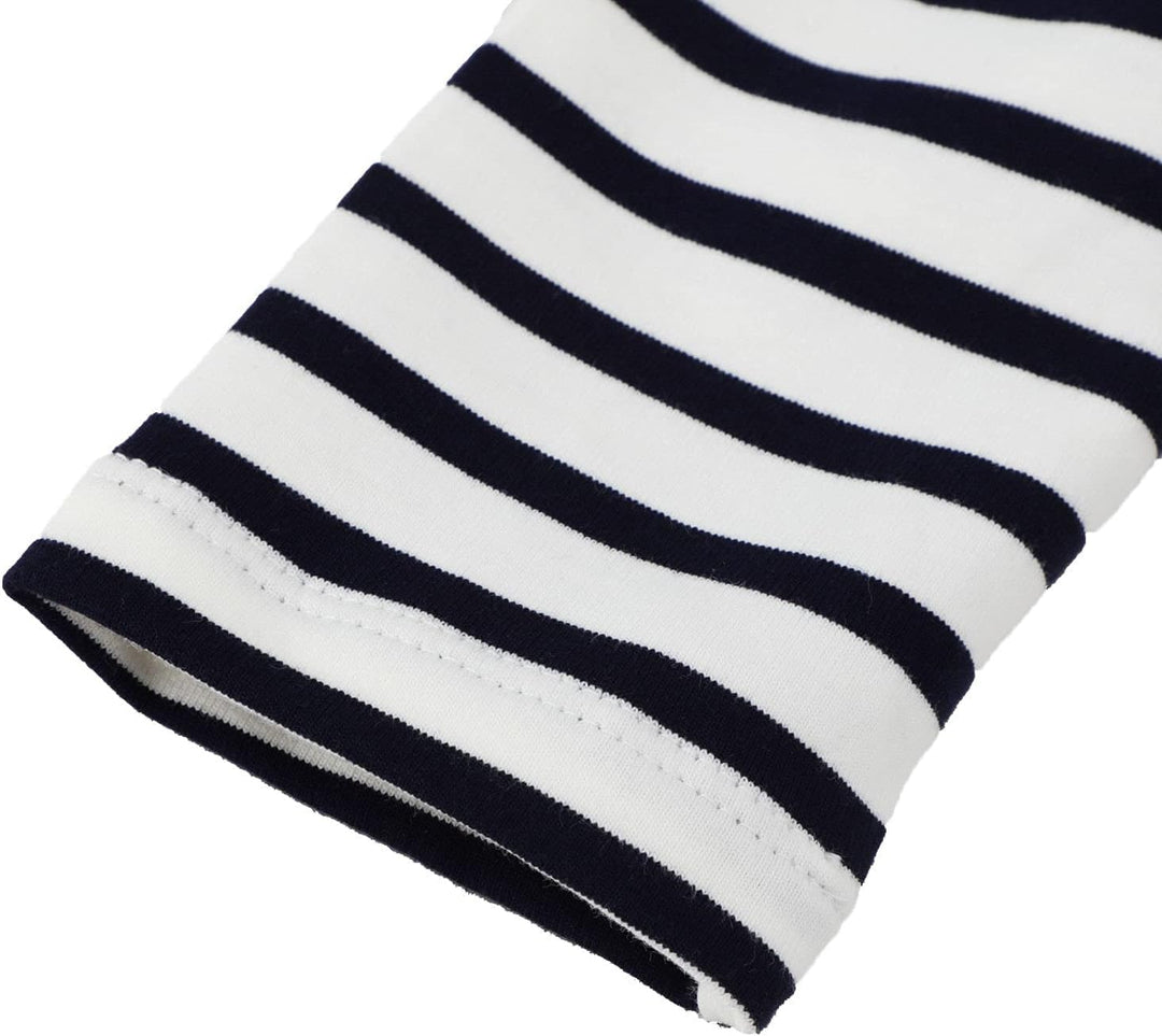 Mädchen Kleid Baumwolle Langarm Kapuzenpullover Streifen Blumen Pulloverkleid Kapuze Pullover Kleide