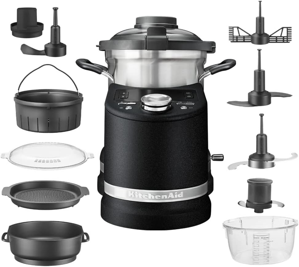 KitchenAid Artisan Cook Processor Gusseisen Schwarz 5KCF0201EBK neues Modell