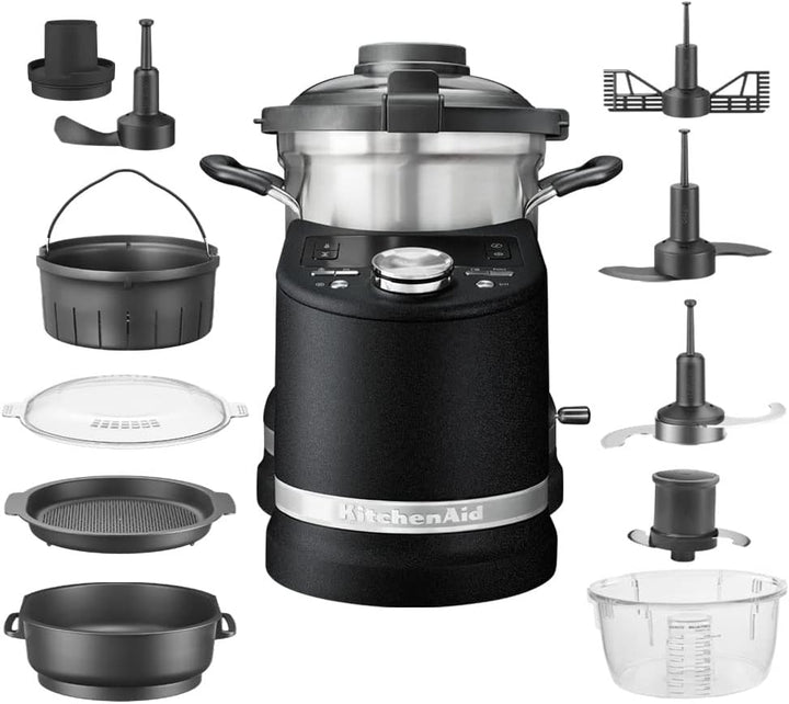 KitchenAid Artisan Cook Processor Gusseisen Schwarz 5KCF0201EBK neues Modell