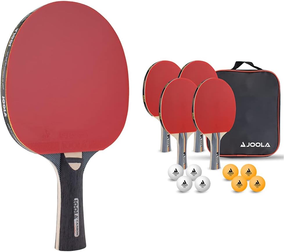 JOOLA Tischtennisschläger Carbon Control - ITTF zugelassener Tischtennis-Schläger für Fortgeschritte
