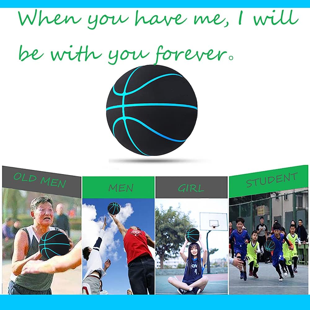 MINDCOLLISION Standard 5/6/7 Basketball, Nicht-Slip- Und Wear-Resistente Mikrofaser-Wildleder, Kein