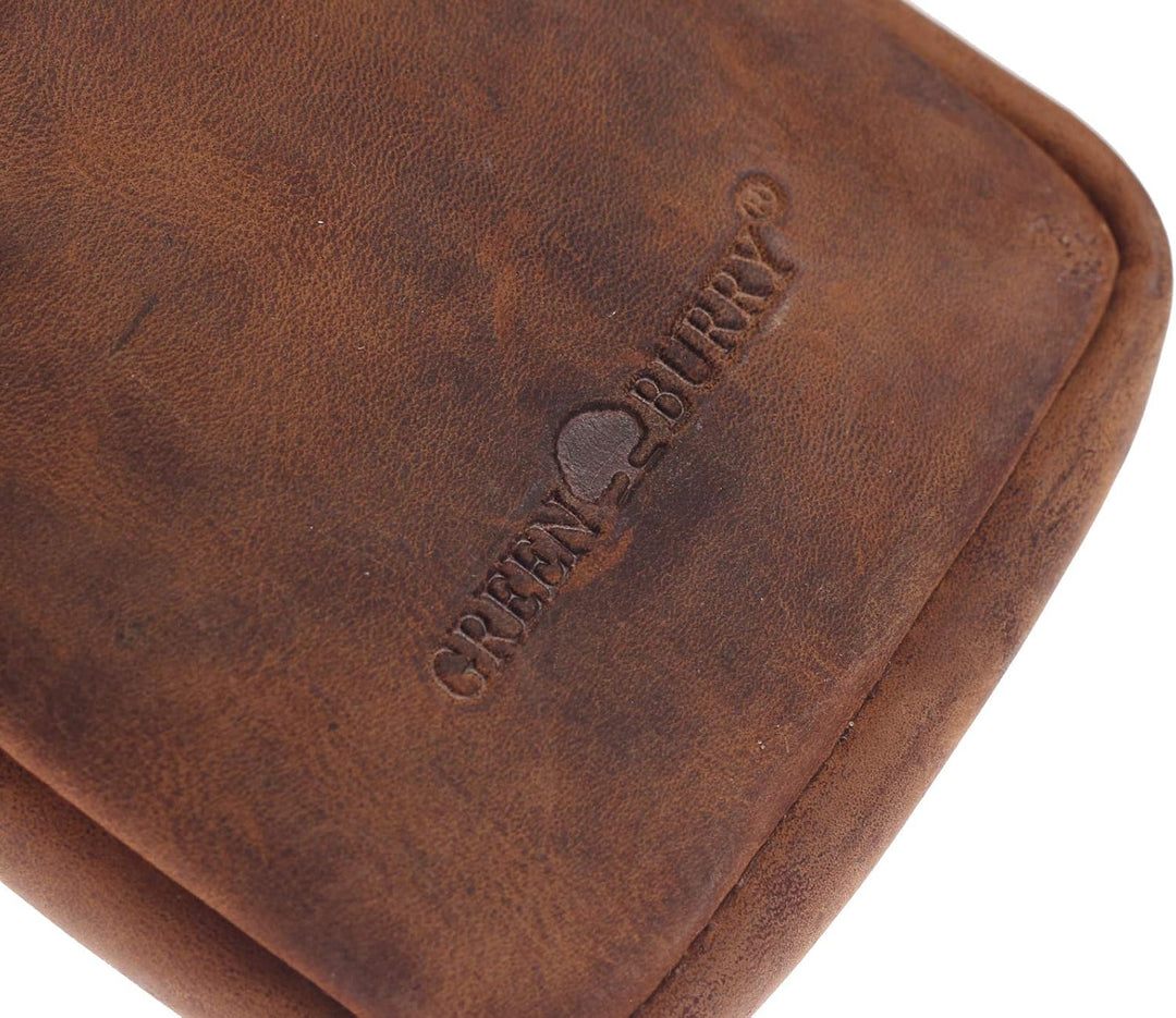 Green Burry Vintage Original Vintage Mobil-Sling 1593, Phone Bag Braun, Braun
