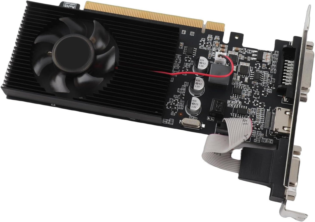 Bewinner Gaming-Grafikkarte, 1 GB DDR3 64-Bit-Grafikkarte, 589 MHz 1000 MHz 2560 X 1600 Grafikkarte,