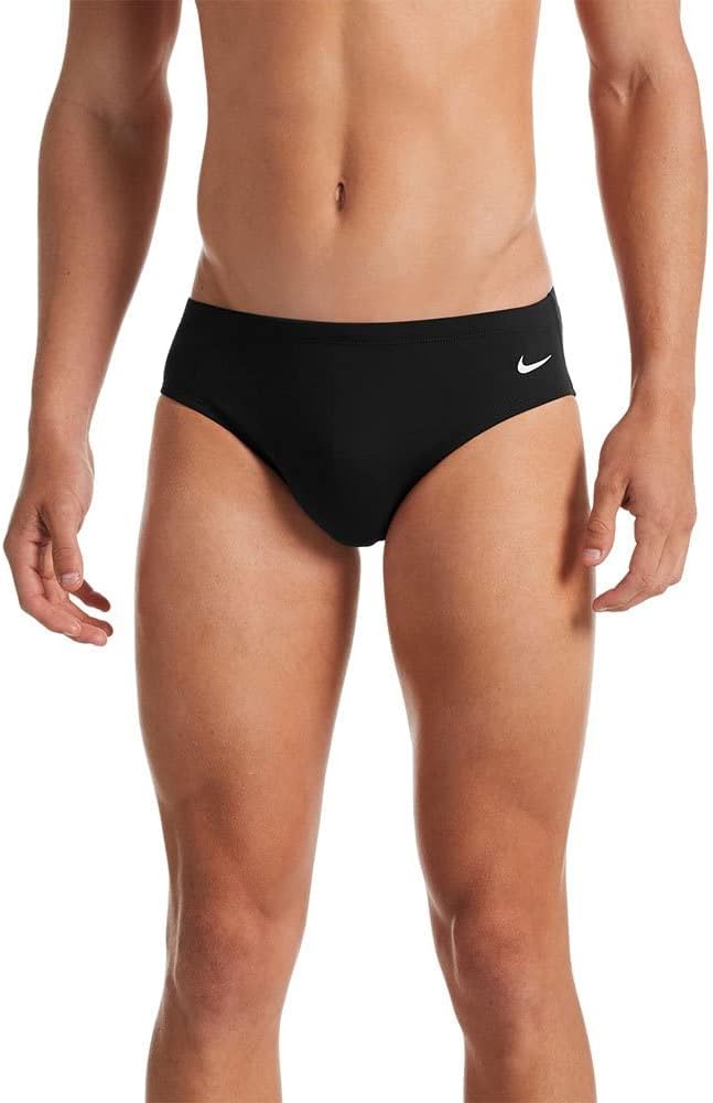 Nike Herren Brief Schwimm-Slips L Schwarz, L Schwarz
