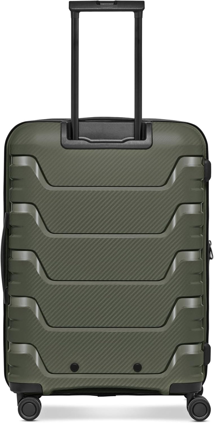 SMARTBOX Hartschalen Koffer-Set 3-teilig | mit Dehnfalte erweiterbar um 3 cm | aus hochwertigem, lei