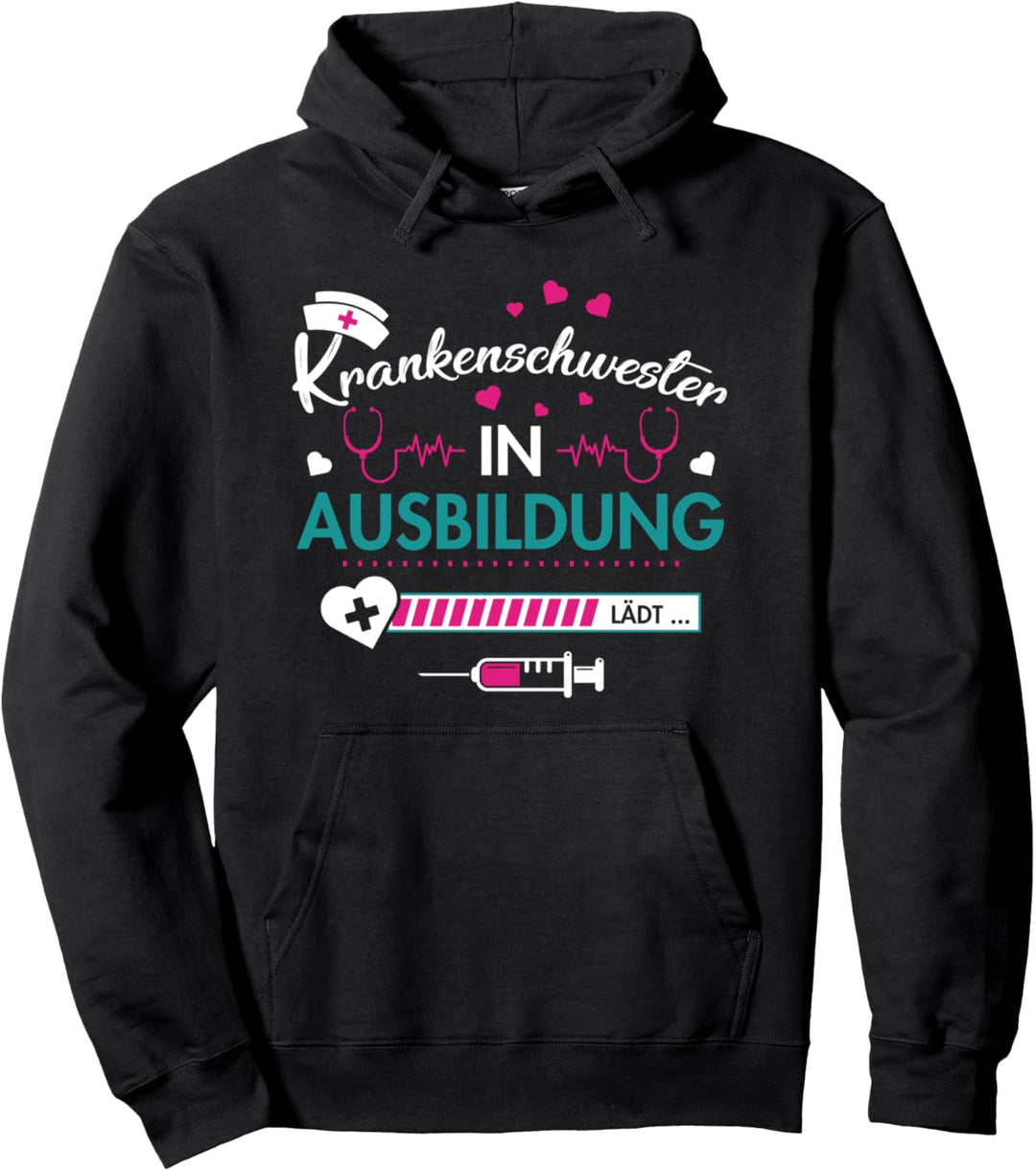 Krankenschwester in Ausbildung lädt Prüfung Bestanden Pullover Hoodie