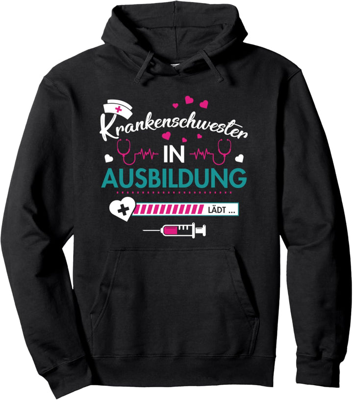 Krankenschwester in Ausbildung lädt Prüfung Bestanden Pullover Hoodie