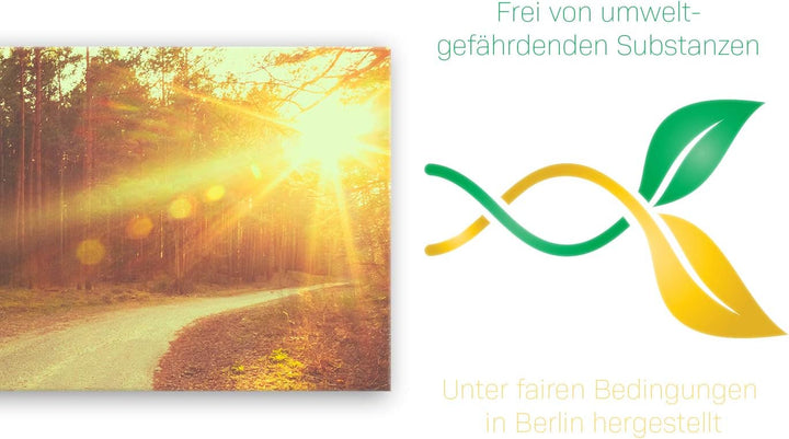 ge Bildet Bild auf Leinwand | Landschaftsbilder - freedom H in 100x40 cm als Panorama Wandbild | Wan