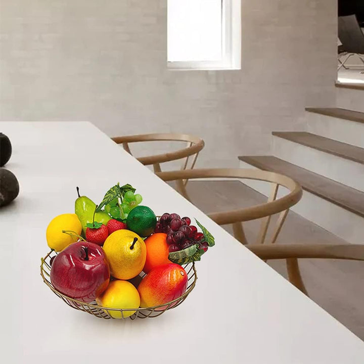 Laiiqi 17 Stück künstliches Obst,deko Obst lebensecht Requisiten für Fotografie,künstliche früchte r