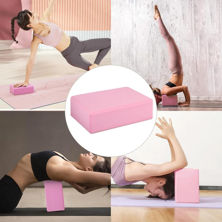 Yoga Block 2er Set, für Pilates Training, Hochwertige Blöcke, Yoga Klotz perfekt, Pilates Meditiatio