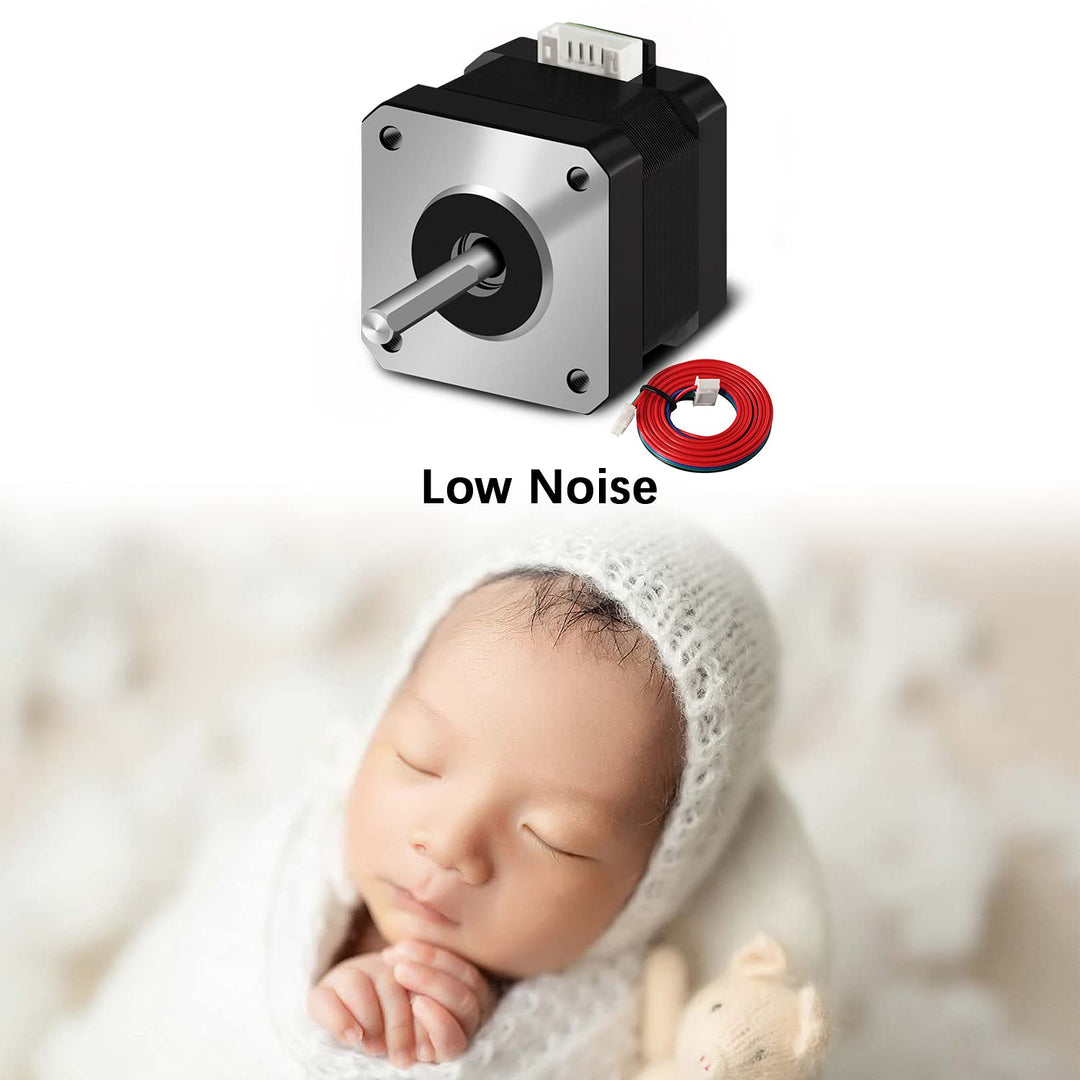 SIMAX3D Nema 17 Schrittmotor 42-34 Pancake (3 Stück/Pack) 1,5 A-3,8 V 2 Phasen 4 Drähte 1,8 Grad mit