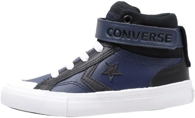 Converse Pro Blaze Strap Sneaker blu da Bambino A04836C 30 EU Navy Black White, 30 EU Navy Black Whi