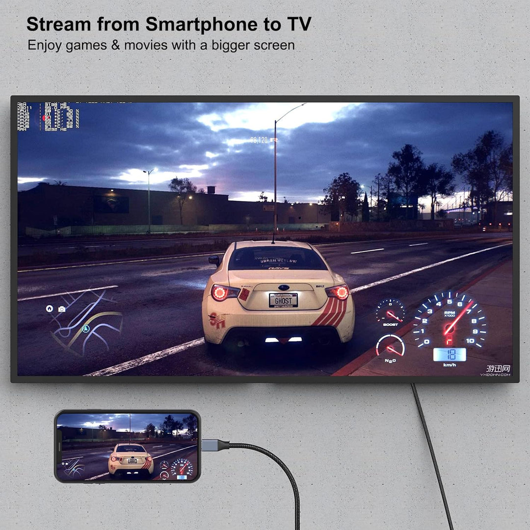 BENFEI USB C auf DisplayPort Kabel 1,8M(4K@144Hz/120Hz/60HZ,2K@240Hz/144Hz),2 Stück USB Typ C(Thunde