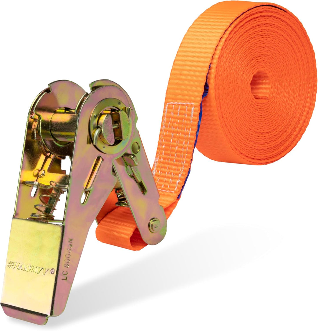 Aluminium Box Set Werkzeugkasten 485x140x200 mm inkl. 2x Spanngurte mit Ratsche 5m*27mm Befestigungs