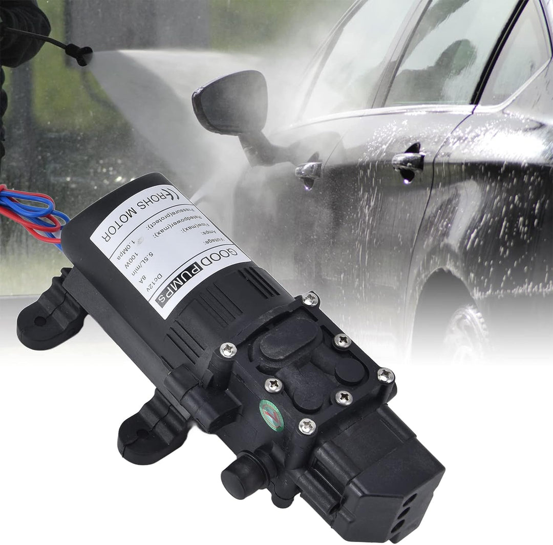12 V Wasserbooster AC-Druckpumpe,Membranpumpe, selbstansaugende Upgrade-Pumpe, Wasser-Membranpumpe,