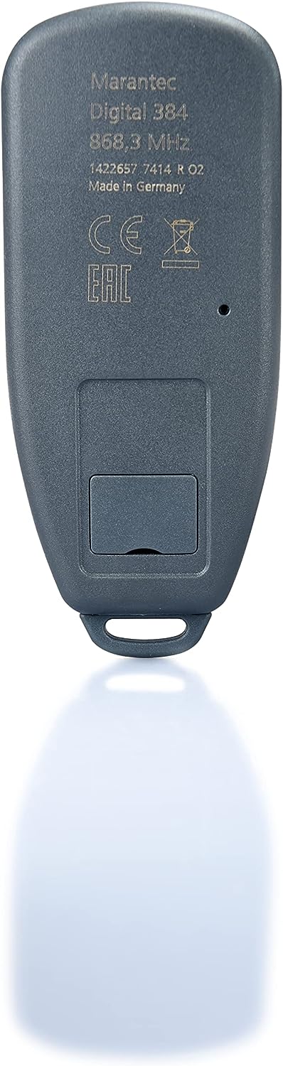 Marantec Digital 384 Handsender 868 MHz, 4-Kanal Funk-Fernbedienung/Garagenöffner für Marantec Garag