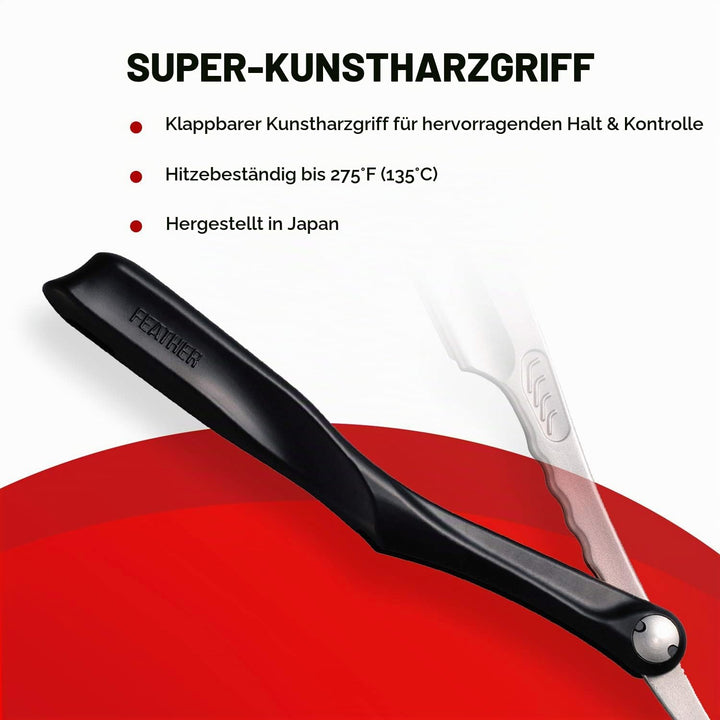 Feather Artist Club-SS Rasierer Schwarz (acs-rb) Schwarz 1 Stück (1er Pack), Schwarz 1 Stück (1er Pa