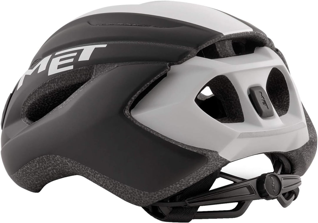 Met-Rx Strale Fahrradhelm, schwarz/weiss, M
