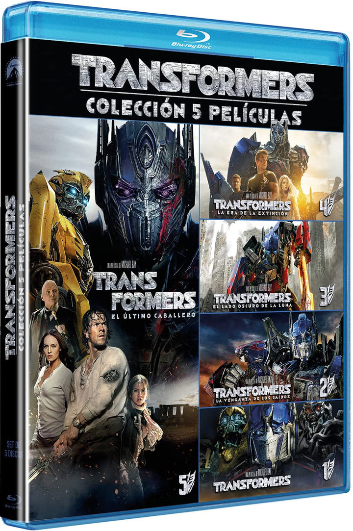 Transformers (Pack 1-5) (TRANSFORMERS PACK 1-5, Spanien Import, siehe Details für Sprachen) [Blu-ray