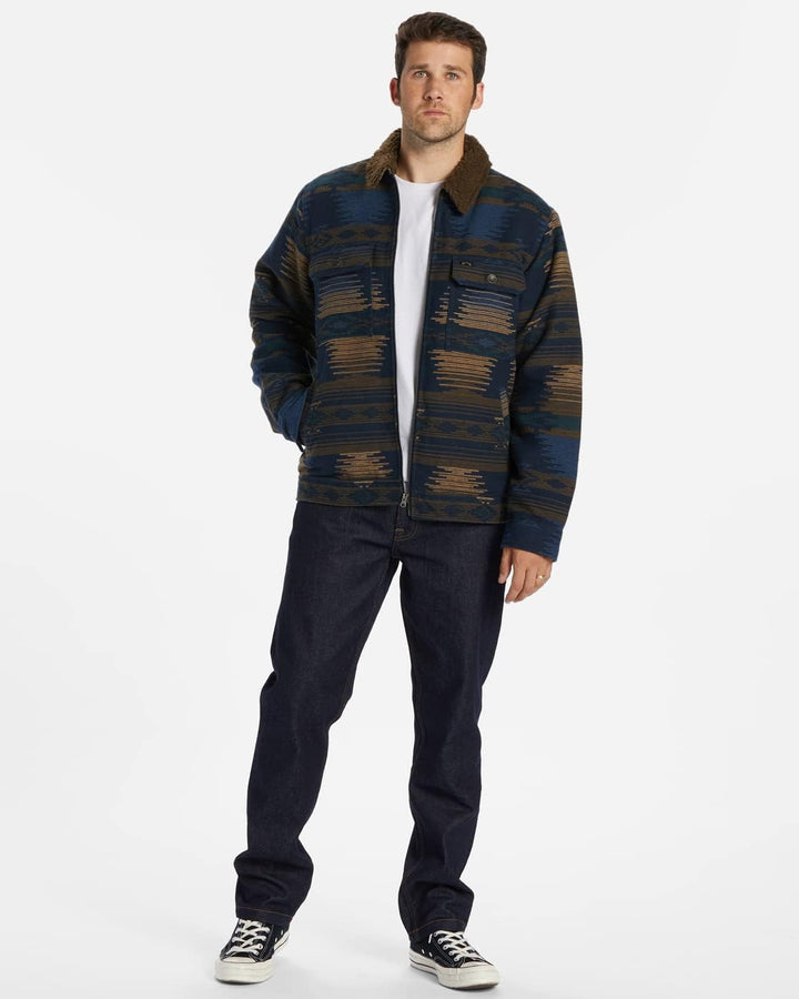 Billabong Herren Barlow Sherpa Windbreaker XL Navy, XL Navy