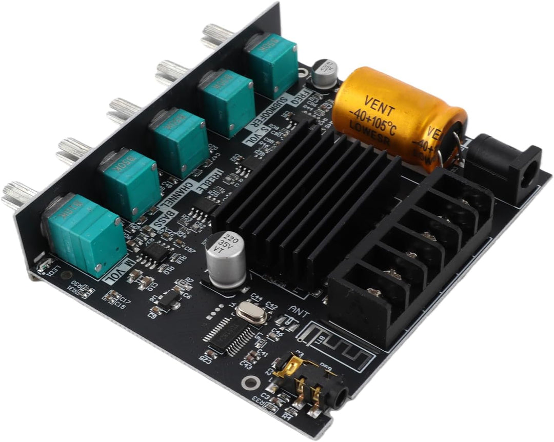 ZK-MT21 Bluetooth-Leistungsverstärkerplatine 2.1-Kanal-Verstärkermodul Audio-Leistungsverstärkerplat